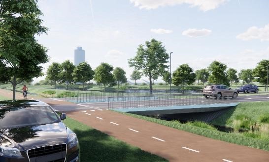 ontwerp brug Nijeveense grift