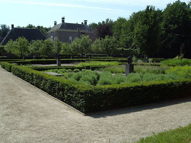 Foto van de tuin van chateauhotel de Havixhorst