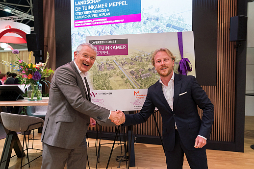 Gemeente Meppel en VanWonen tekenen voor De Tuinkamer 11 juni 2024