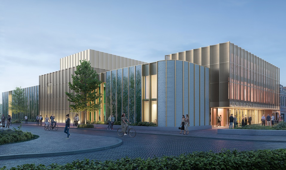 Vernieuwde gevel van Schouwburg Ogterop